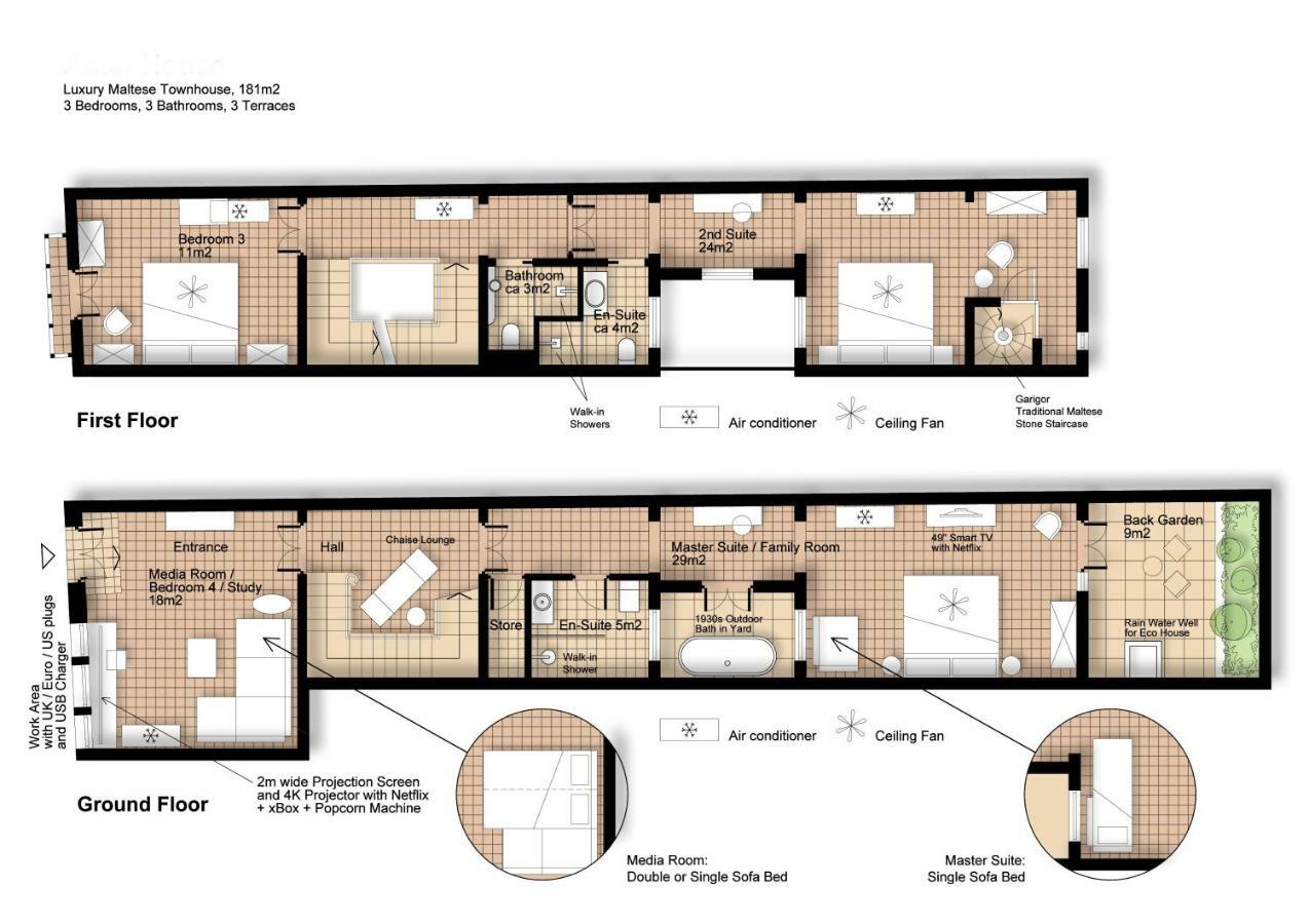 Amazing Art Deco Villa 150M To Sea With Daily Housekeeping Sliema Exterior photo